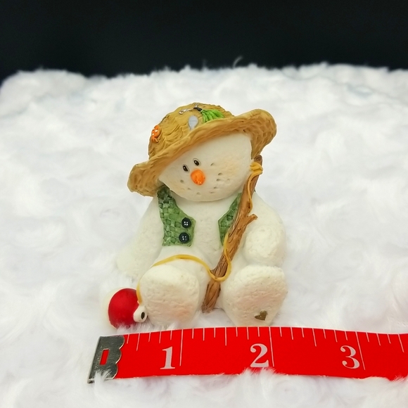 Sarah's Attic Snowonders "Bobber" August Snowman - Picture 6 of 7